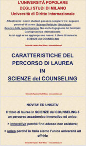 locandina laurea in Scienze del Counseling 3